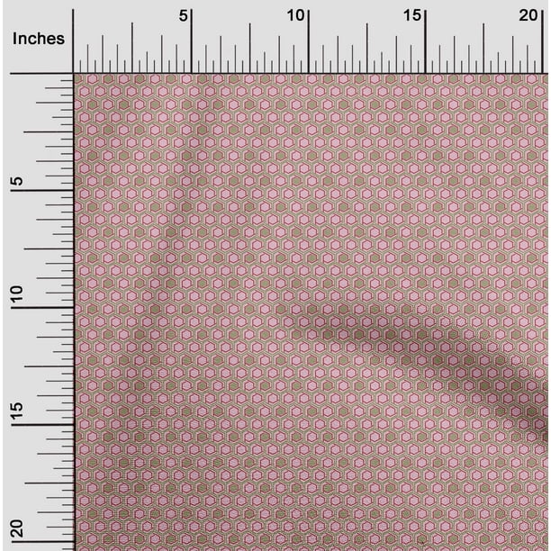 Cotton VOILE Fabric Brown Mauve Pink GEOMETRIC 54" Cotton VOILE Fabric Brown Mauve Pink GEOMETRIC 54"